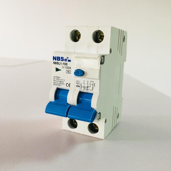NBSL1-100 Series Residual Current Circuit Breaker AC 50/60Hz Long Mechanical