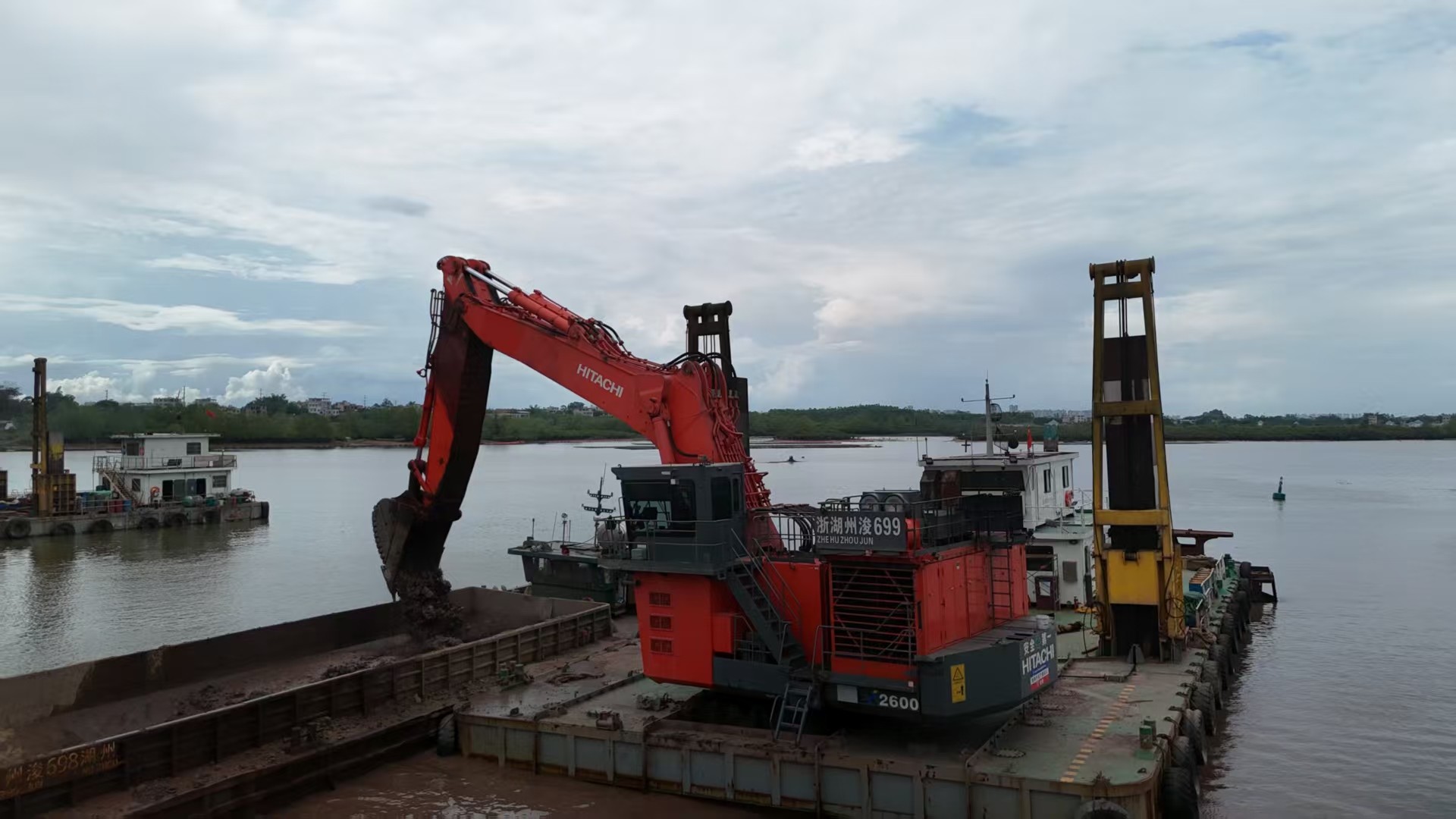 Long Arm Excavator Arm with Bucket and cylinder for CAT KOBELCO Hitachi