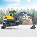 4000kg Mini Excavator Machine 300mm Track Width Max Digging Radius 4730mm