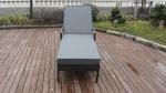 Adjustable Rattan Sun Lounger , Patio / Garden / Beach Lounger