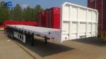 60 Tons Flatbed Container Trailer For Bulk Cargo Transport