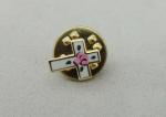 Small Military Brass Material Hard Enamel Pin , 11 mm Offset Printing For Men