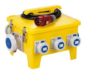 Wholesale Yellow Mobile Portable Electrical Distribution Box Shock Resistant PE Enclosure from china suppliers
