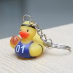Harmless Cute Sports Theme Mini Duck Keychains Gift For Kid'S Birthday Parties