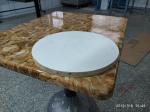 Industrial Bistro Table Base Cast Iron Powder Coating Tulip Table Base