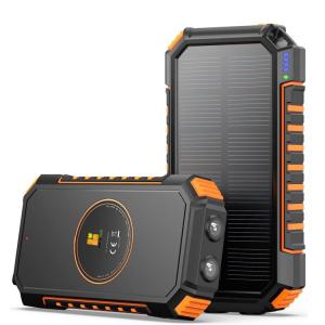 China 26800mAh Powered Portable Solar Charger For Galaxy Phone Tablet on sale
