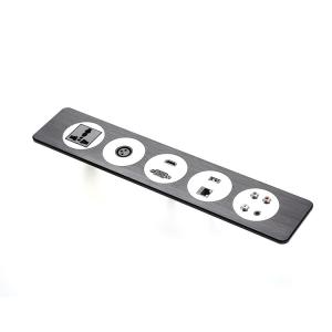 Wholesale Table Top Hidden Recessed Usb Desk Power Outlets Aluminum Alloy from china suppliers