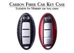 Direct Button Carbon Fiber Car Key Case