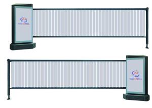 Wholesale RS485 Automatic Parking Advertising Barrier Gates With Advertisement 450 * 880mm from china suppliers