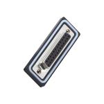 WCON 15P D SUB Connector Female Dual Rows Solder Type PBT Material Black