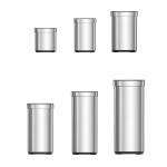 8L/12L/20L/30L Stainless Steel Household Storage Bucket SS Rectangle Trash Bin