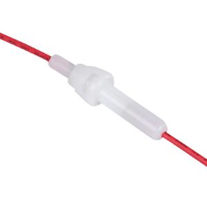 Wholesale 6x30 3AG 10 Amp 250V Inline Fuse Holder Bayonet Type PA66 White Fuse Block With Cable from china suppliers