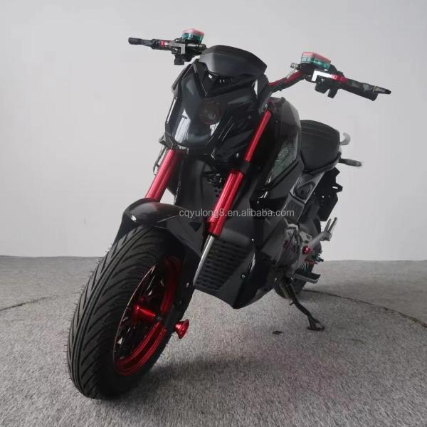 Max Load Capacity of 150kg 72V High Speed Battery Pack Electric Motorcycle for