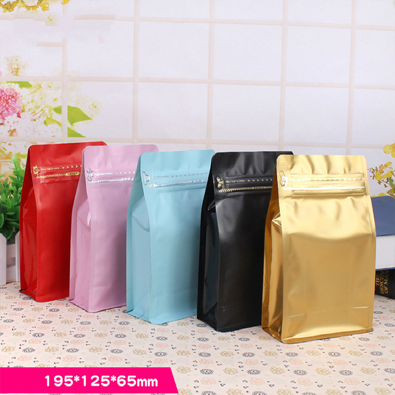 Food Grade Powder Packaging Plastic Reusable Aluminum Foil Zip Lock Bag