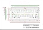 IP65 Vandal - Proof Industrial Metal Keyboard For Internet Kiosk , SS Keyboard
