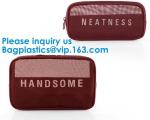 Women Mesh Bag Travel Cosmetic Bag Makeup Case Pouch,Organizer Purse Necessary