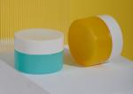 Fresh Style Face Cream Eye Mask Plastic Cosmetic Jar 100ml With White Lid