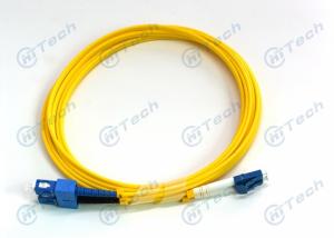 China 9/125μm Singlemode SC To LC Patch Cord Fiber Optic Telcordia GR-326- Core on sale
