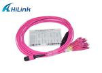 5M OM4 Duplex MM Type B 50/125um 8 Fiber Jumper Cables MPOF - 4LC/UPC