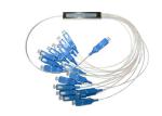 SC APC Mini 1×8 PLC Fiber Optic Splitter With PVC / LSZH Jacket