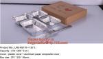 Rectangular Aluminium Foil Food Container, Airlines Fast Food Delivery,