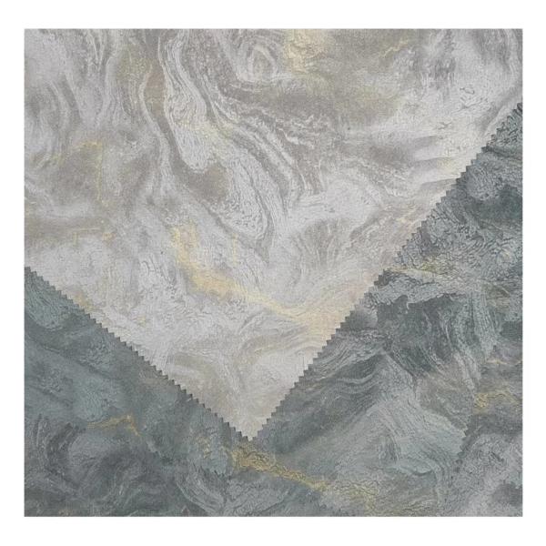 Custom 100% Polyester Embossed Velvet Upholstery Fabric Patterned Velvet Fabric