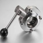 DN10 Pneumatic Butterfly Valve 2 inch CF8M 10 bar Thread End DN10