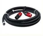 Braided 3.45MPa Flexible Hoses Silver PTFE Fuel Line Oil Cooler Hose