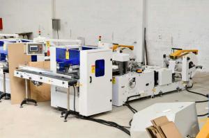 Wholesale Fully automatic high speed napkin paper serviette quarter folding machinery production line from china suppliers