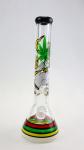 9.5 Inch 14mm Glass Smoking Water Pipes Female Hand Blown Bongs With Bowl
