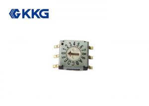 China SMD Vertical Coded Rotary Switch , 20 Amp Rotary Switch 10 Gears on sale