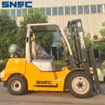 Natural Gas 3ton LPG Dual Fuel Forklift Truck with Japan Shimadzu Hydraulic