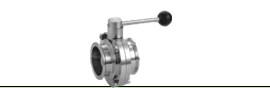 China Clamp Butterfly Valve with Pull Handle Arm on sale