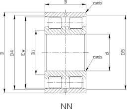 Wholesale Precision Cylindrical Roller Bearings: NN Series Cylindrical Roller Bearing NN3019ASK from china suppliers
