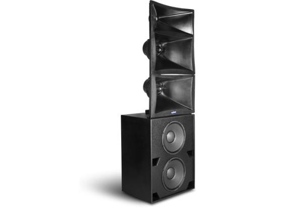 1400W double 15 inch passive screen system three way pro sound cinema speaker