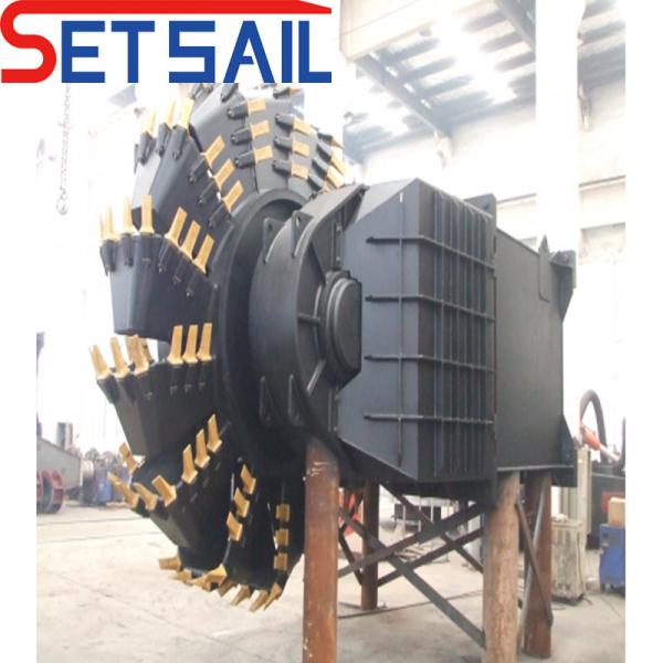 Hydraulic Winch Anchor Boom Diese Engine Wheel Bucket Silt Dredger with