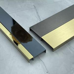 Wholesale Gold / Silver / Black / Rose Golden Stainless Steel Tile Trim For Southeast Asian Market from china suppliers