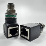 Waterproof EMC Shield Power Circular Electrical Connectors 6 Pin M23