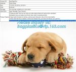 Tugging tossing pet dog rope toys, Pet durable teething chew cotton rope toy set