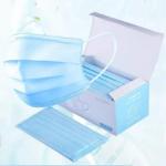 Waterproof Foldable Face Mask , Anti Allergic 3 Ply Non Woven Face Mask