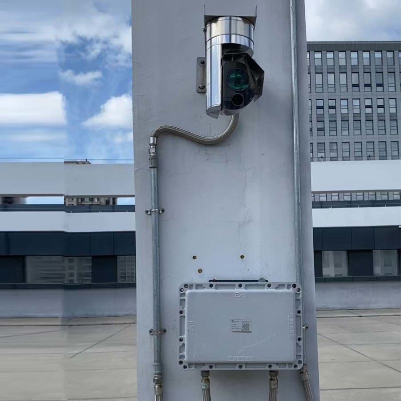 Open Path Pan Tilt Laser Combustible Gas Leak Detector Methane Inspection Device