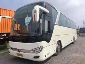 Wholesale Yutong 6122 Series 55 Seats Second Hand Coach Bus Diesel LHD 2017 Year White Color Luxury Seats With Automatic Door from china suppliers