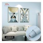 Removable DIY Plain Light Grey Wallpaper 60cm*10m Adhesive Vinyl Wallpaper