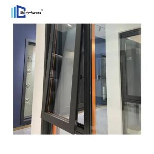 Wholesale Top Hung Double Glazed Awning Windows , Custom Aluminum Storm Windows from china suppliers
