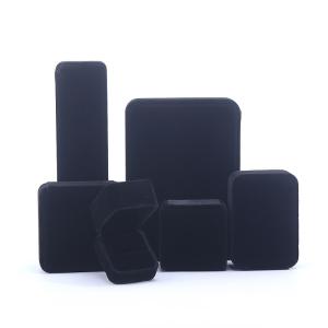 Wholesale Handmade Black Velvet Ring Jewelry Box for Necklace Stud Earrings Bracelet Custom from china suppliers
