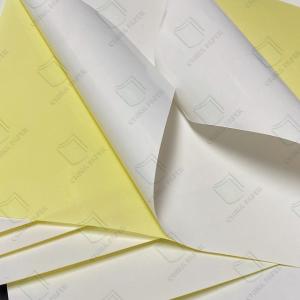 Wholesale Customized 40/50/60GSM Yellow / White Sticker Silicone Coated Self Adhesive Release Glassine Paper For Stickers from china suppliers