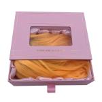 Customized wig packaging box, exquisite hairstyle color box, printed wig