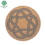 Natural Wholesale Round Cup Mat Customized Eco Friendly Cork Coaster