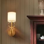 American All Copper Deer Head Wall Lamp European Living Room deer wall lamp (WH