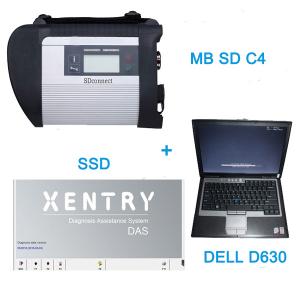 Wholesale V2016.7 MB SD C4 Star Auto Diagnostic Tools With 256GB SSD Plus DELL D630 Laptop from china suppliers